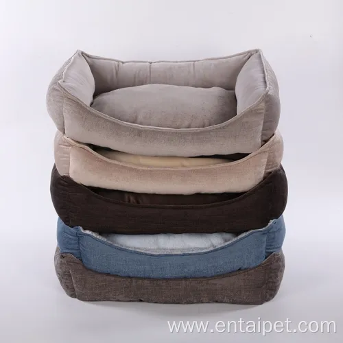 Super Soft Jacquard Fabric Removable Pet Bed